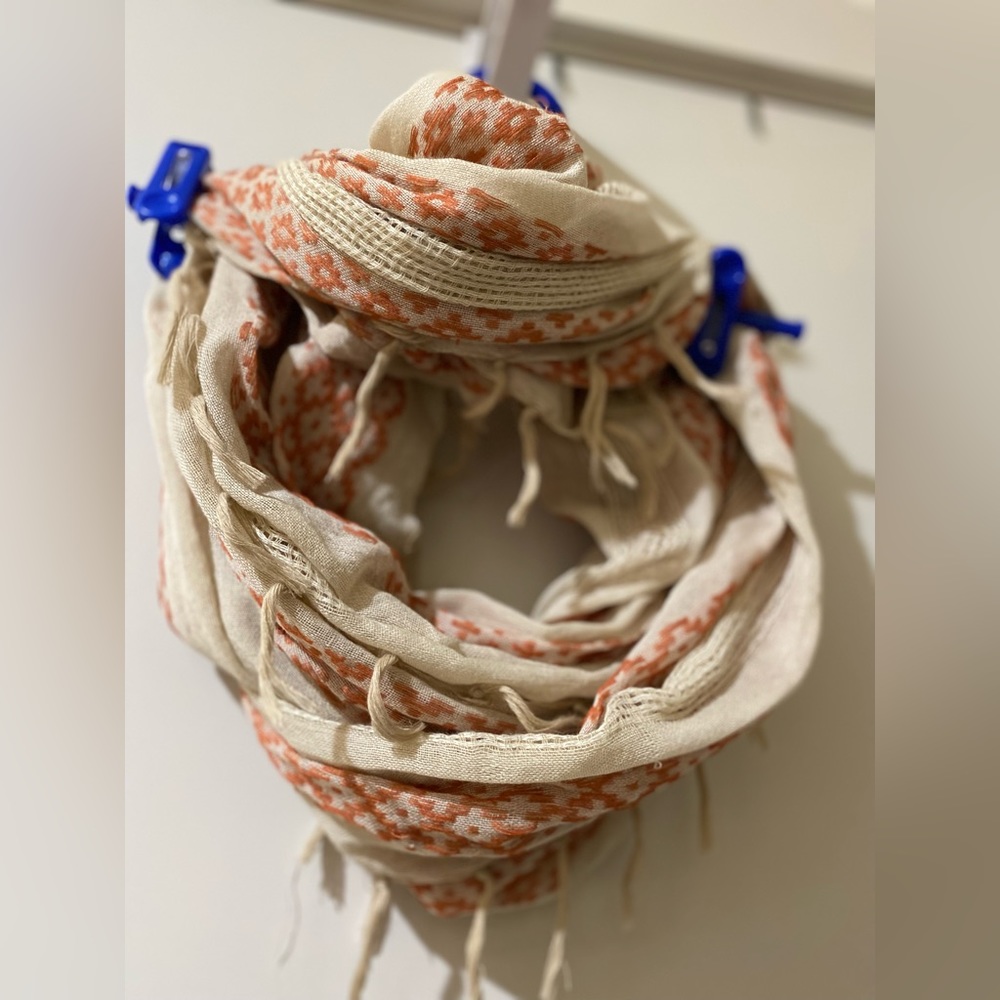 Free Press Boho Fringe Scarf